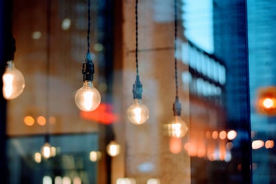 lights with bokeh effect