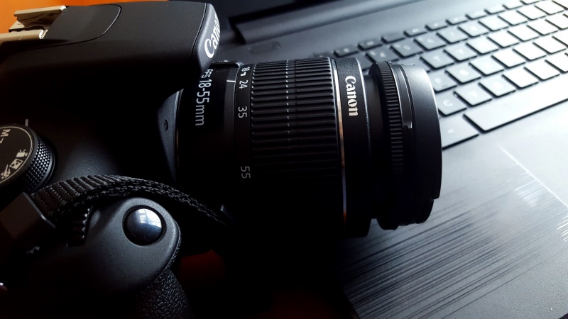 canon camera closeup