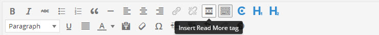 Blogging tip - use the More tag