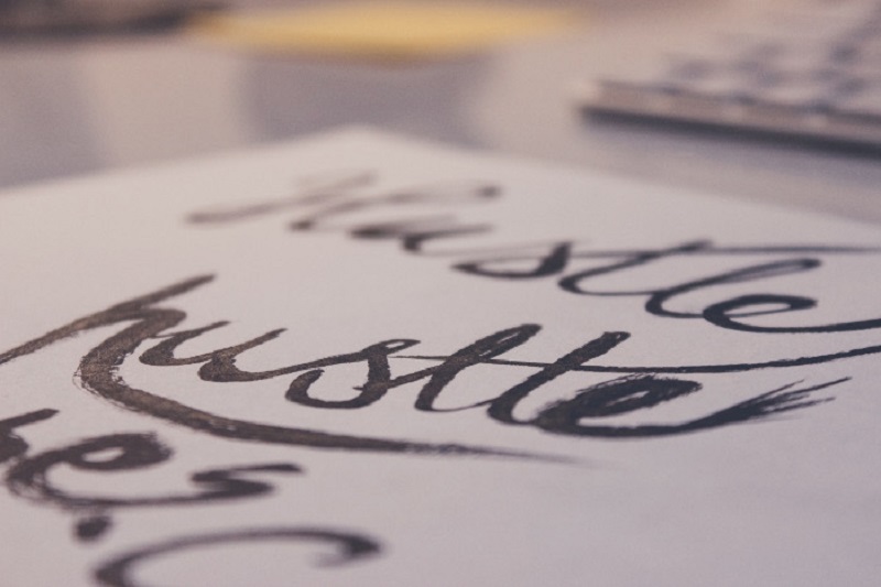 Close-up of ink on a page